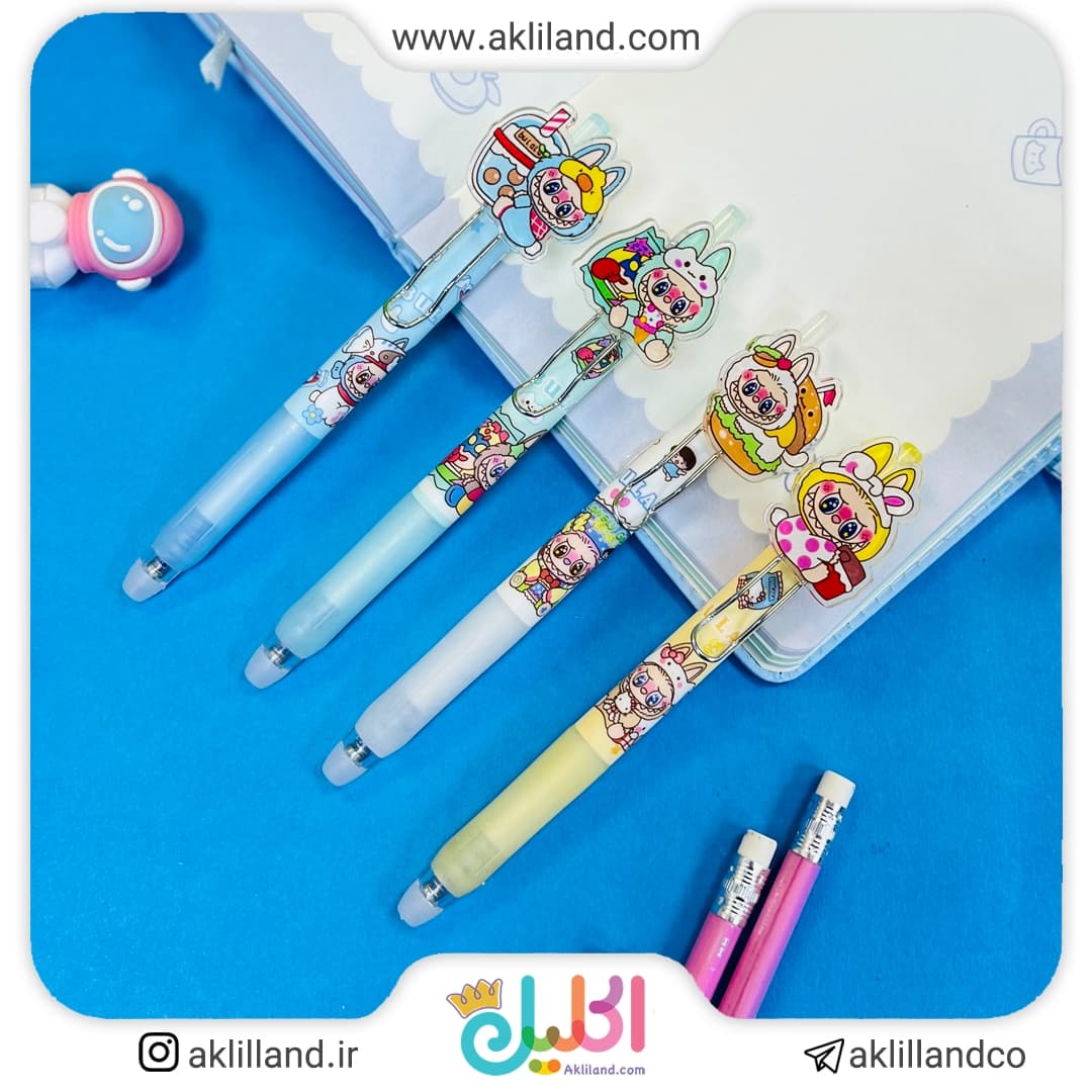 خودکار پاک کن دار لبوبو labubu