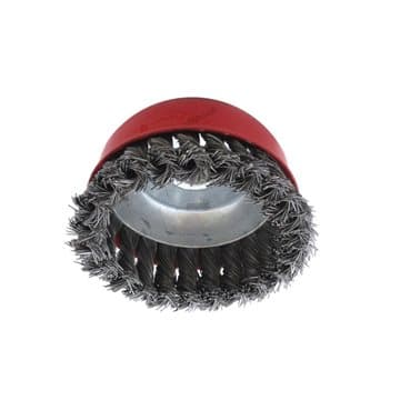 فرچه ( برس ) سیمی کاسه ای بافته بدون طوق ریما قطر 10 سانتی متر