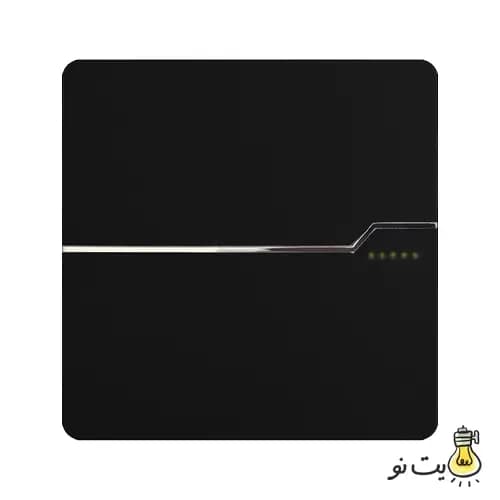 کلید یک پل ویرا T2 مشکی