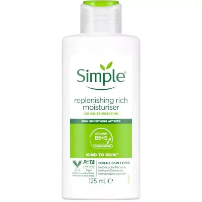 کرم مرطوب کننده و آبرسان پوست نرمال تا خشک ریپلنیشینگ ریچ سری کایند تو اسکین سیمپل