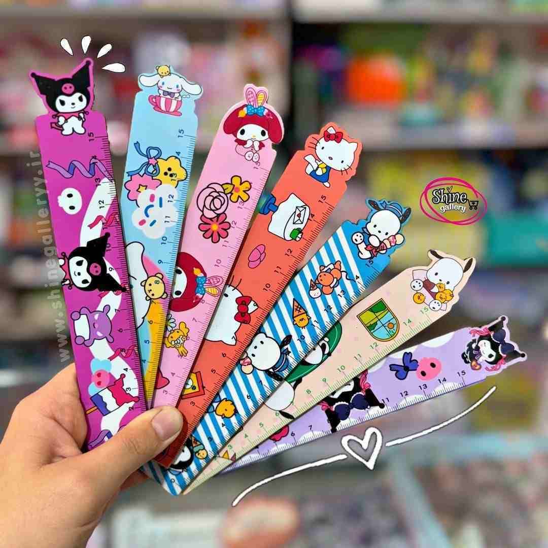 خط کش چوبی کرومی