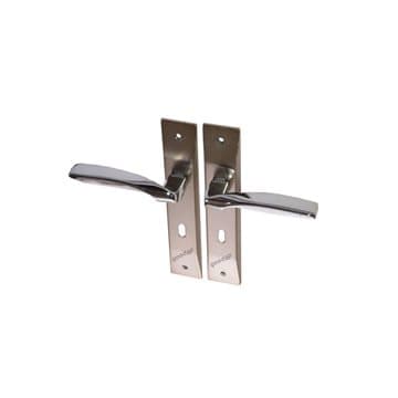 دستگیره پلاک سربی مدل 7721 کلیدی کروم براق نیروانا کلون