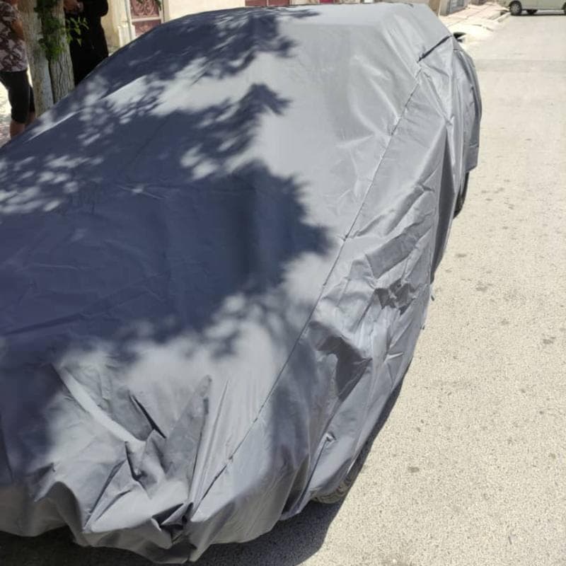 چادر ماشین برزنت ضد آب پشت پنبه خارجی 4 فصل سایز xL مناسب تارا دنا پلاس اریزو سراتو