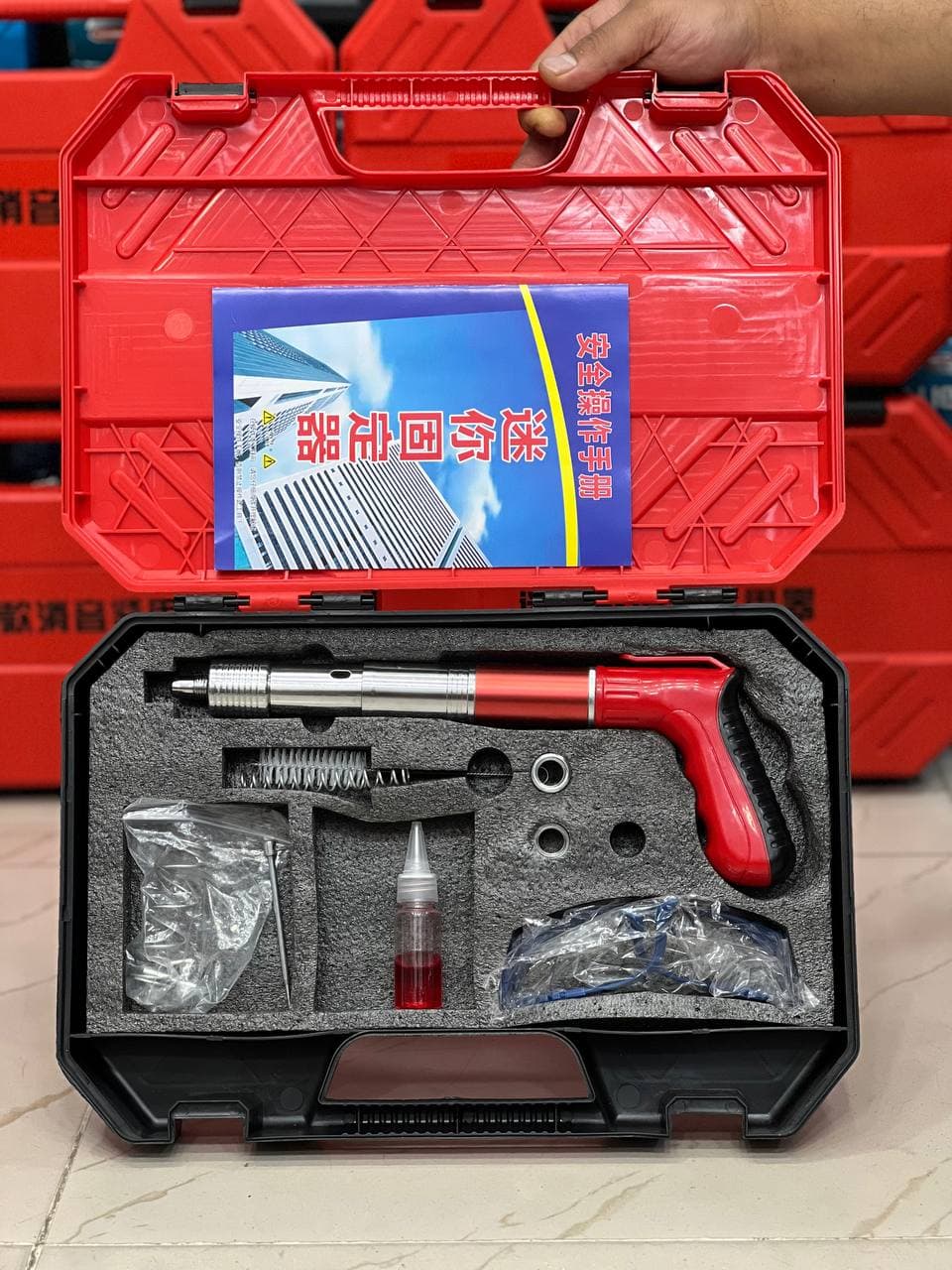 میخ کوب فشاری تمام فلزی