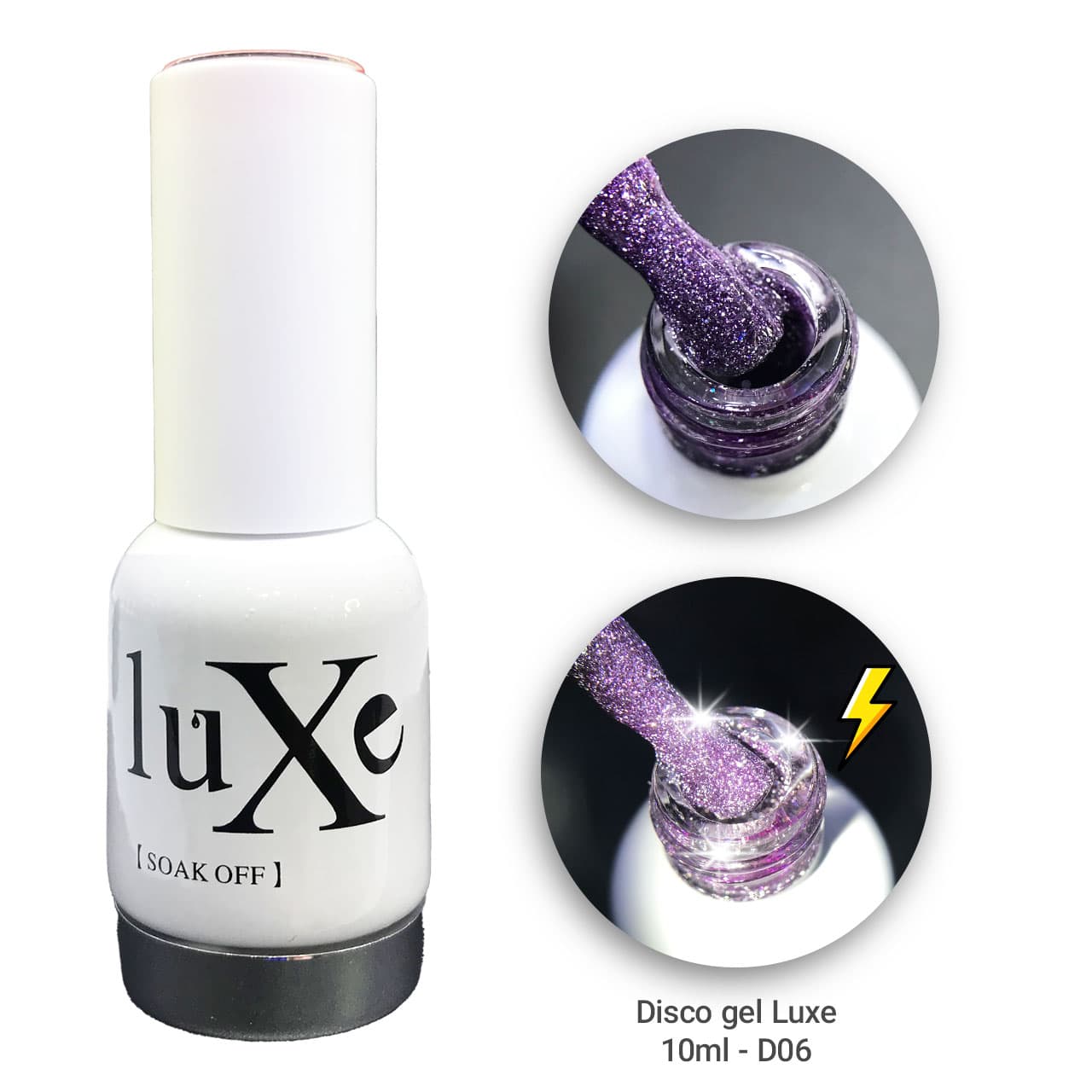 دیسکو ژل ناخن Luxe لوکسی 10 میل کد D06