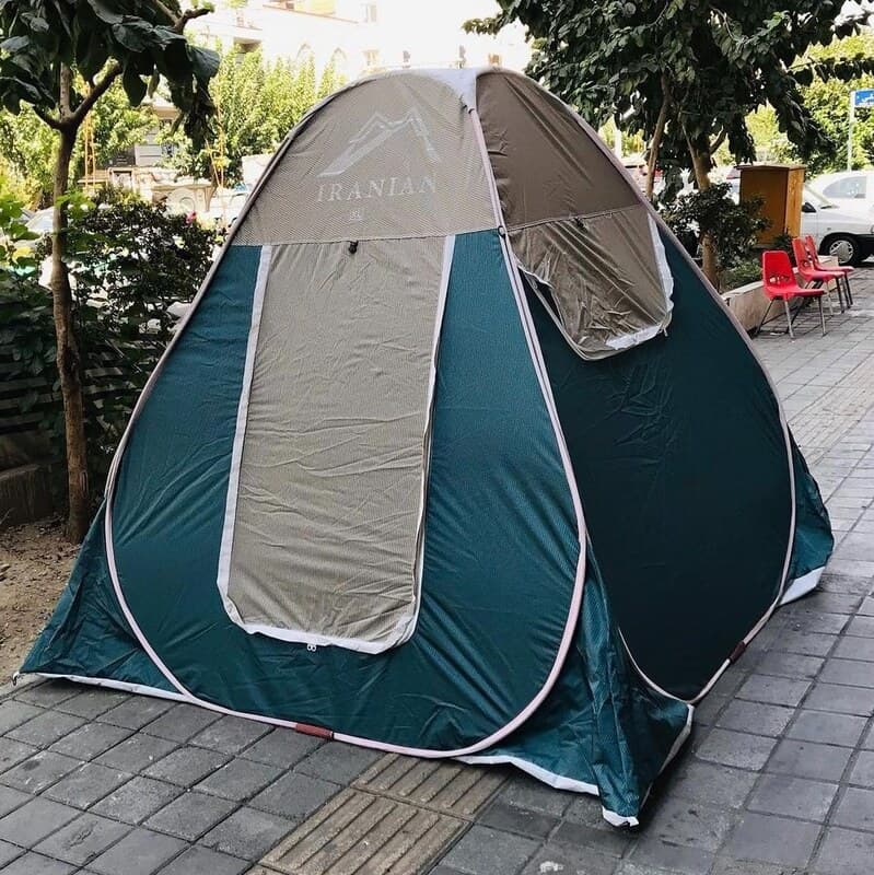 چادر مسافرتی فنری 12 نفره مدل برنو سفارشی