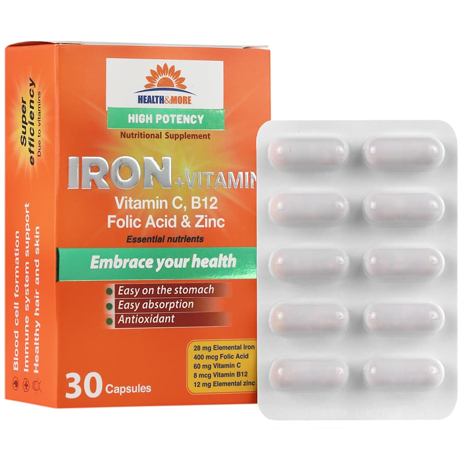 آهن و ویتامین هلث اند مور