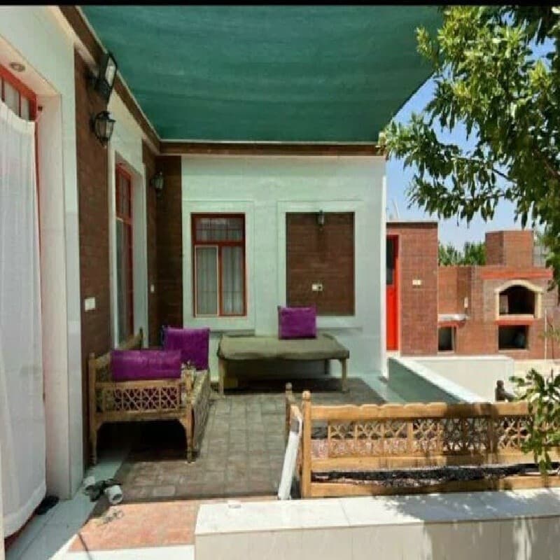 شید سایبان 80درصد 2 در7 دور دوزی شده همراه با حلقه نصب