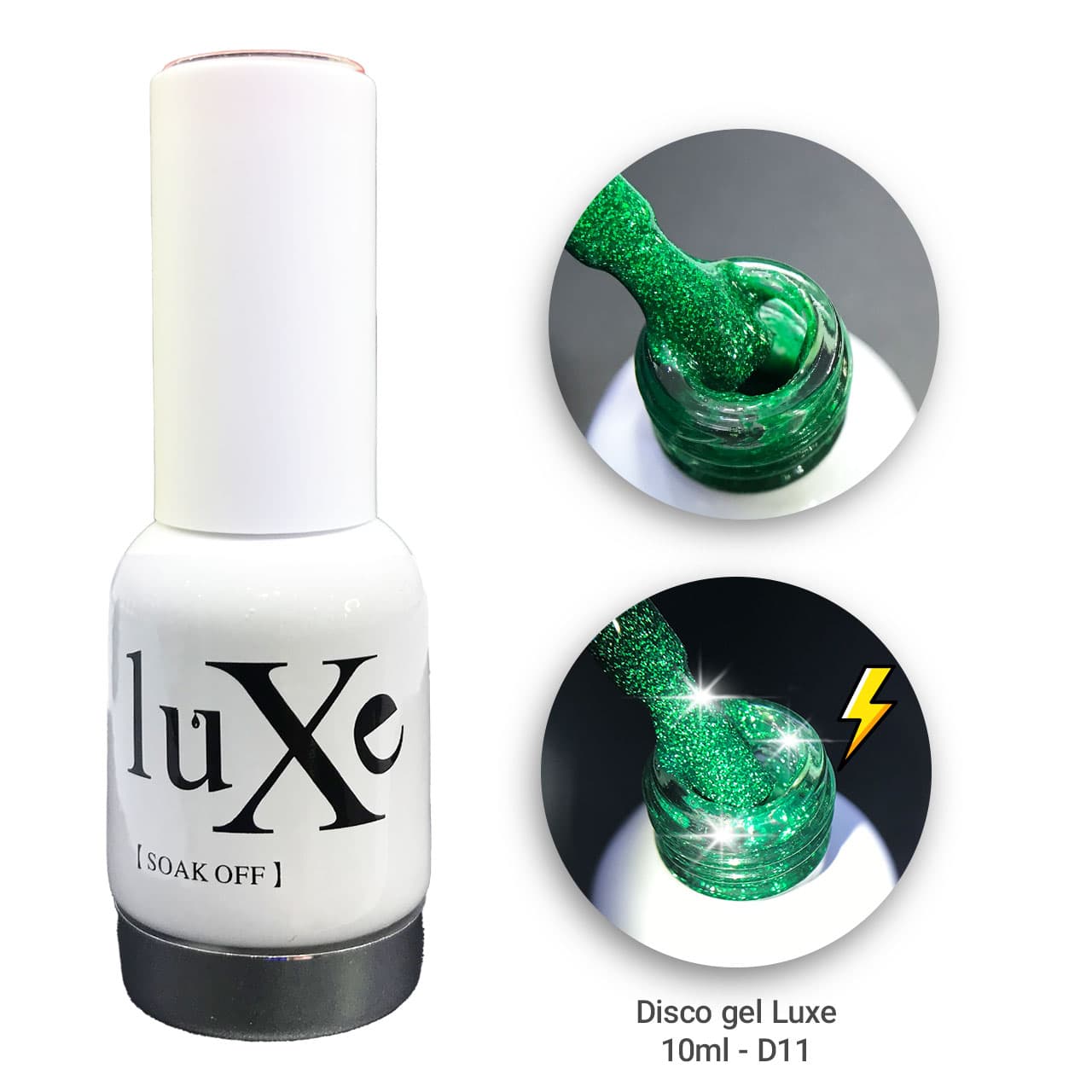 دیسکو ژل ناخن Luxe لوکسی 10 میل کد D11