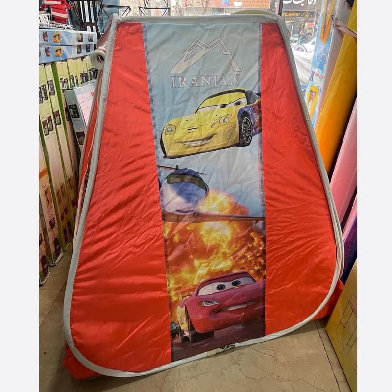 چادر مسافرتی نوجوتن طرح مک کویین با فیلم محصول