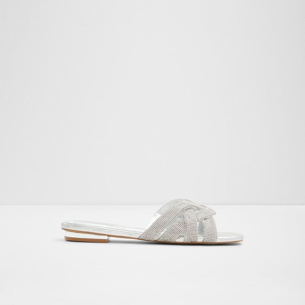 دمپایی زنانه مجلسی نقره‌ای آلدو CORALLY – ALDO