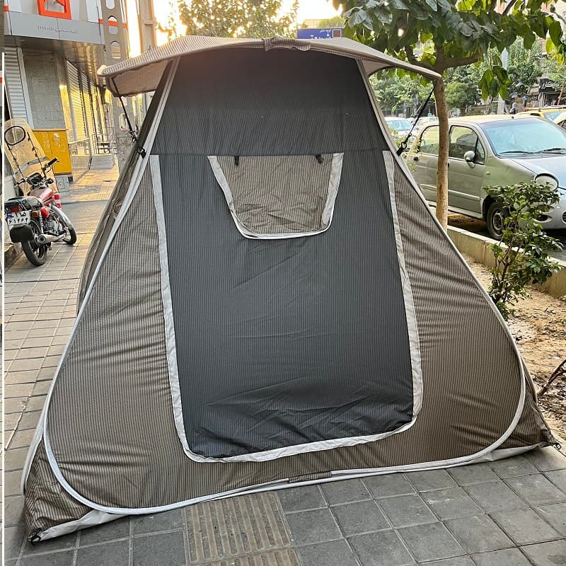 چادرمسافرتی 8 نفره ریپس با سایبان و چهار درب بزرگ جنس برنو درجه یک ضداب کد10