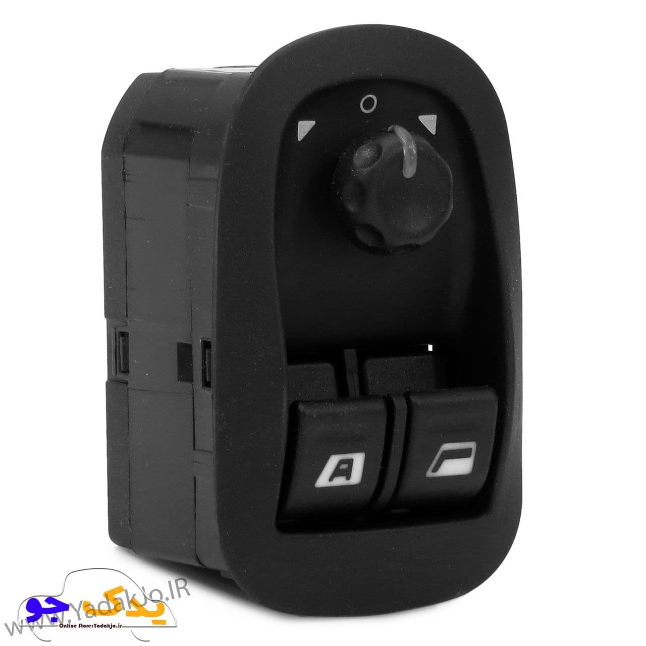 کلید شیشه بالابر و تنظیم آینه ۲۰۶ تیپ ۵ دو سوکت