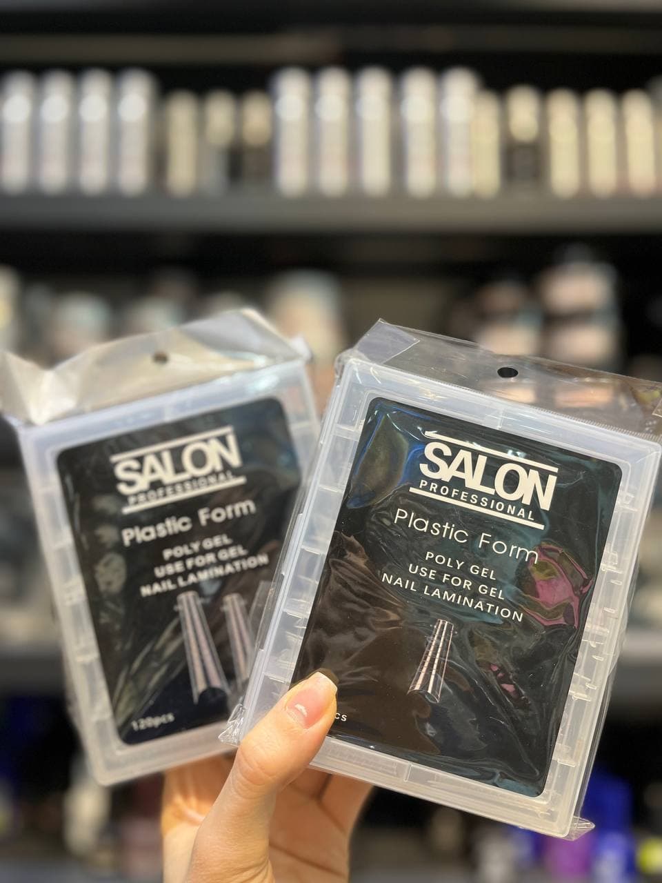 قالب موقت ژلتیپس کاشت ژل ناخن 110 عددی سالن و مچا Meicha & Salon کد 5 پایین حالت تیپ