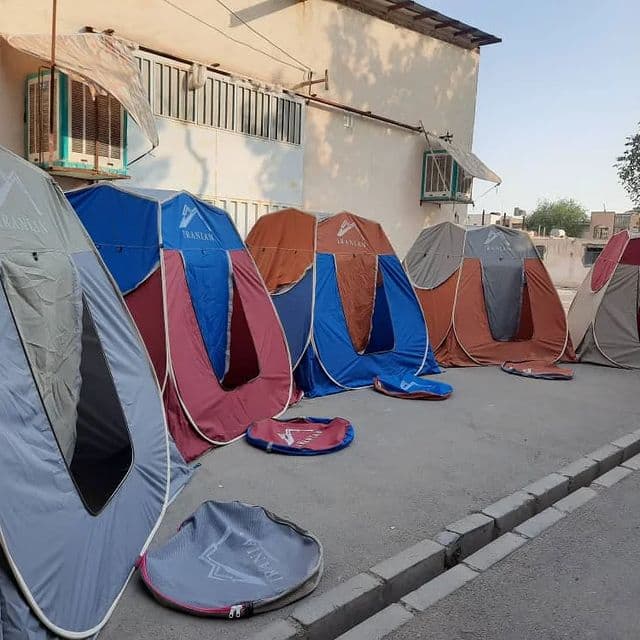 تولید انواع چادرهای مسافرتی اسکلتی با برند ایرانیان