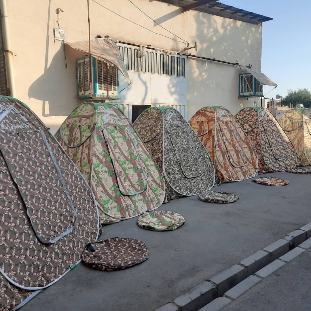 تولید و ارسال به هنگام چادرهای مسافرتی مدل طرح دار