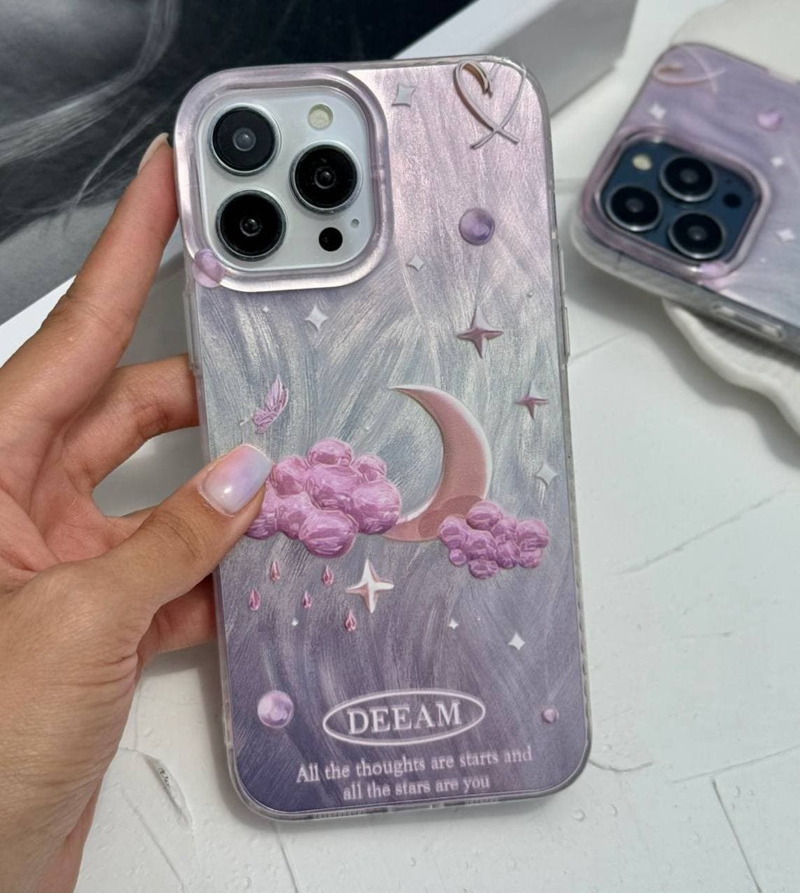 قاب براش ماه و ابر رویایی