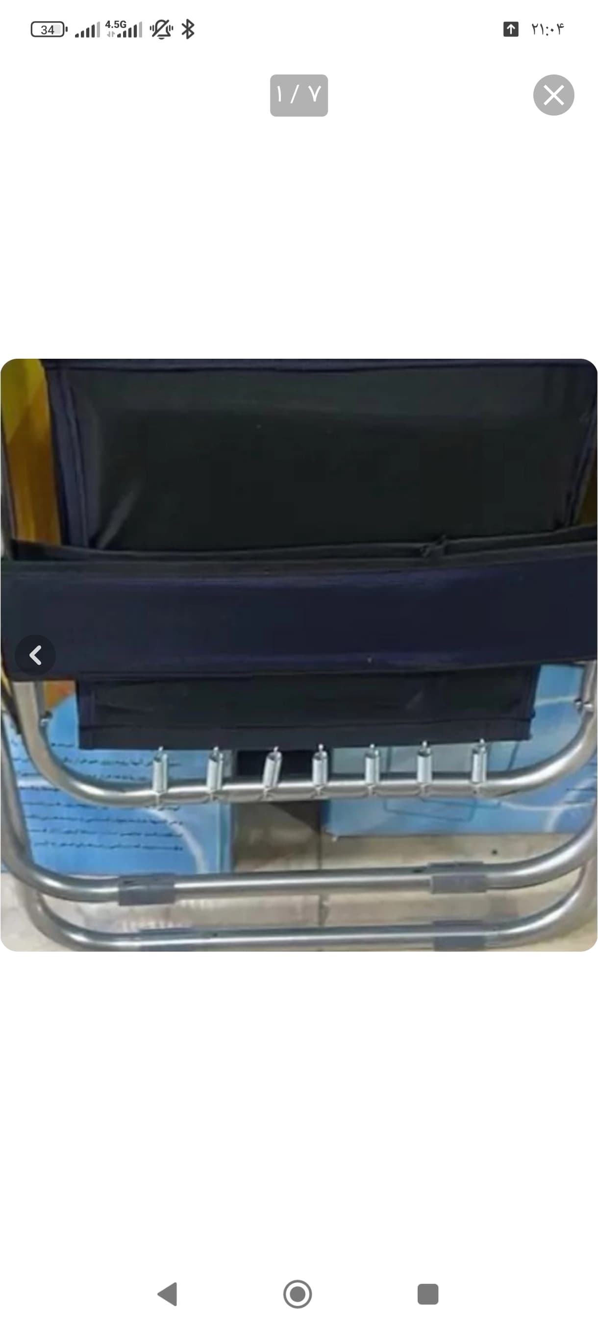 میز و صندلی مسافرتی تاشو لوله ضخیم یک عدد صندلی و یک عدد میز