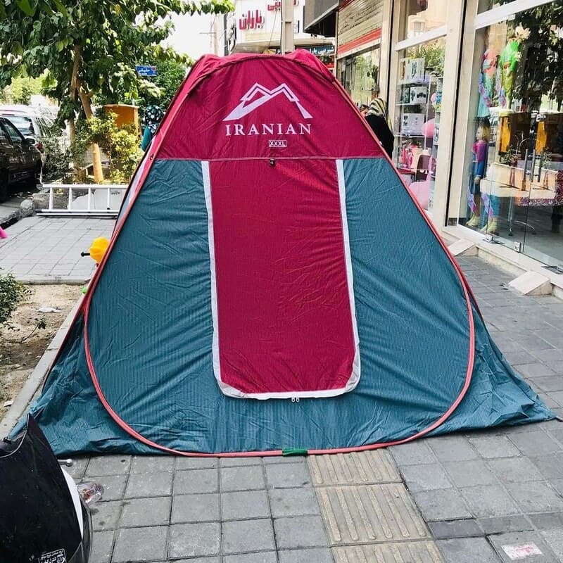 چادر مسافرتی8نفره فنری مدل برنو سفارشی کیفیت بالا دوخت زیبا و رنگبندی کد C03