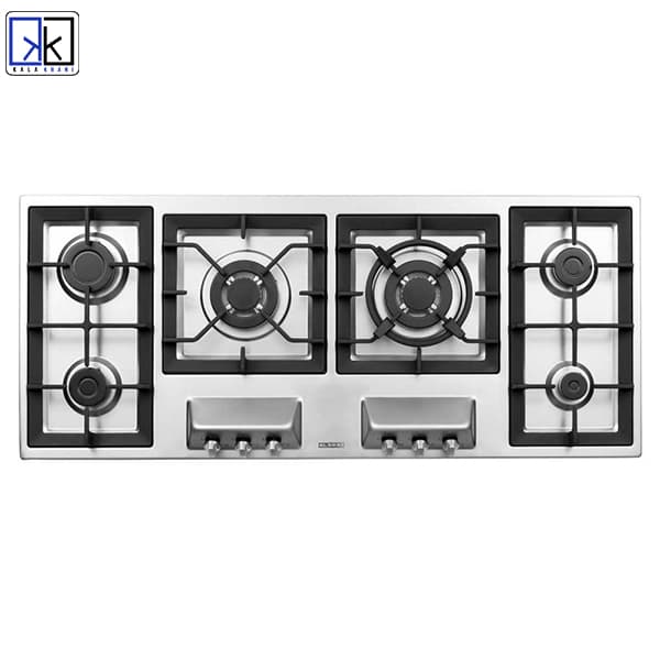 گاز 6 شعله استیل البرز مدل S6125