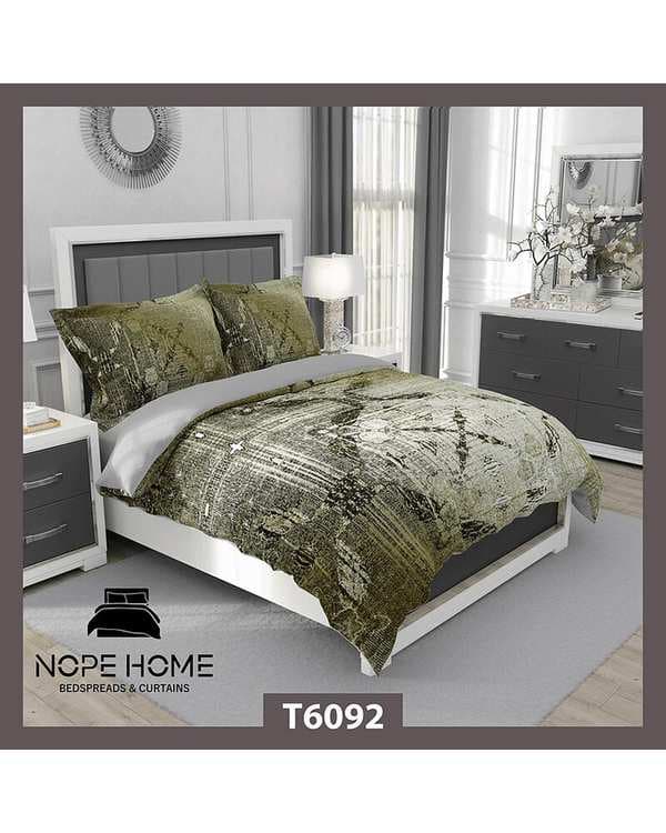 سرویس لحاف روتختی یک نفره 5 تکه نوپه هوم Nopehome طرح مدرن کد T6092
