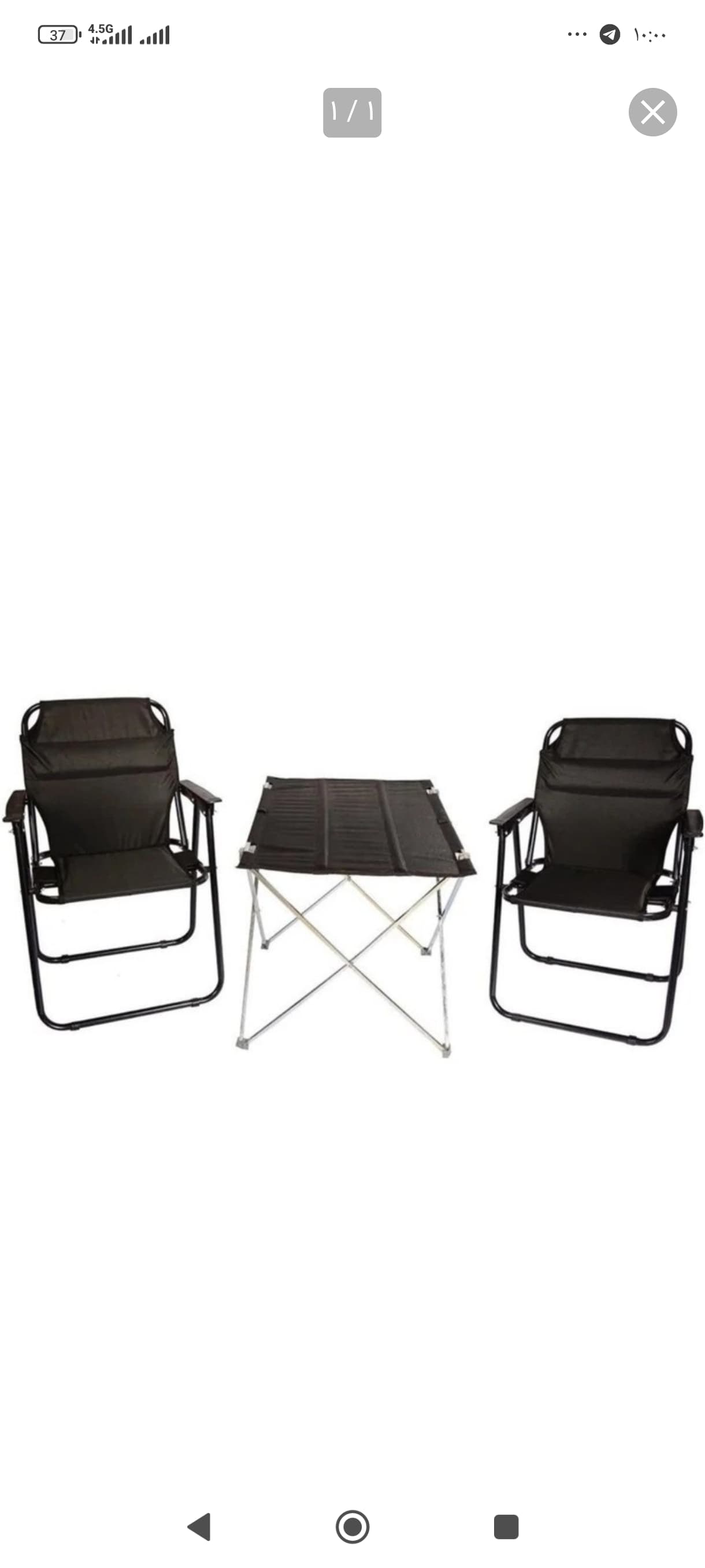 ست میز و صندلی تاشو پلاس