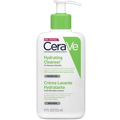 ژل شستشو و آبرسان پوست نرمال تا خشک سراوی CeraVe