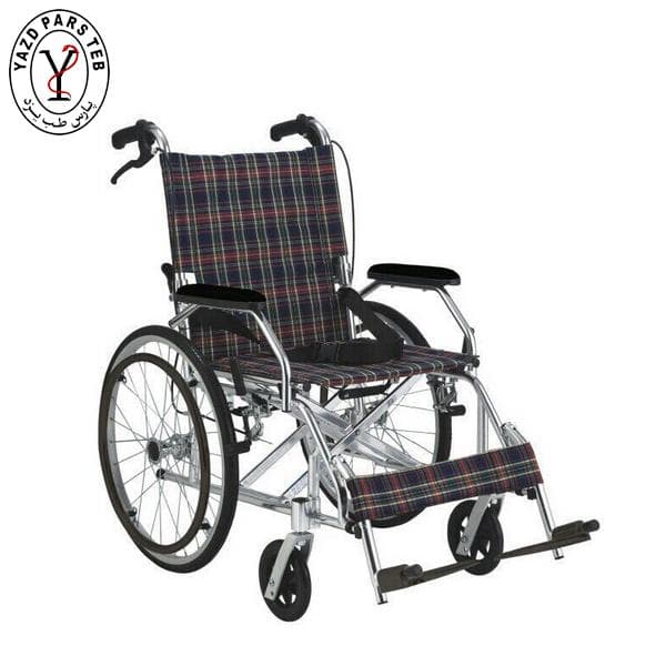 ویلچر حمل بیمار آلومنیوم 863 چرخ 20 دسته متحرک