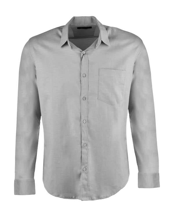 پیراهن مردانه طوسی والیانت استایل Valiant Style مدل شانلی کد P202001