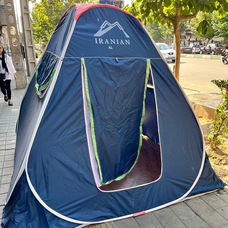 چادر مسافرتی 6 نفره جنس برنو با کف ضخیم زیپ درشت کاور درجه یک ایرانی کد4