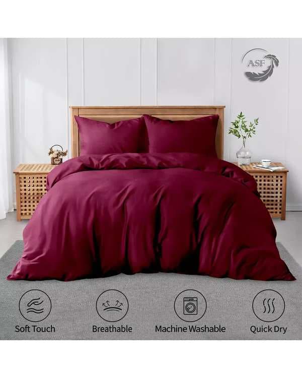 سرویس لحاف روتختی یک نفره 6 تکه عرض 90 سرمه ای ای اس اف ASF مدل MICRO LADY