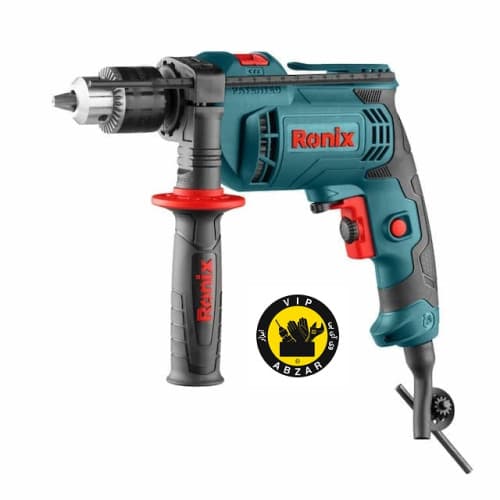 دریل 13میلیمتری چکشی سه نظام آچاری750 وات مدل 2260 رونیکس