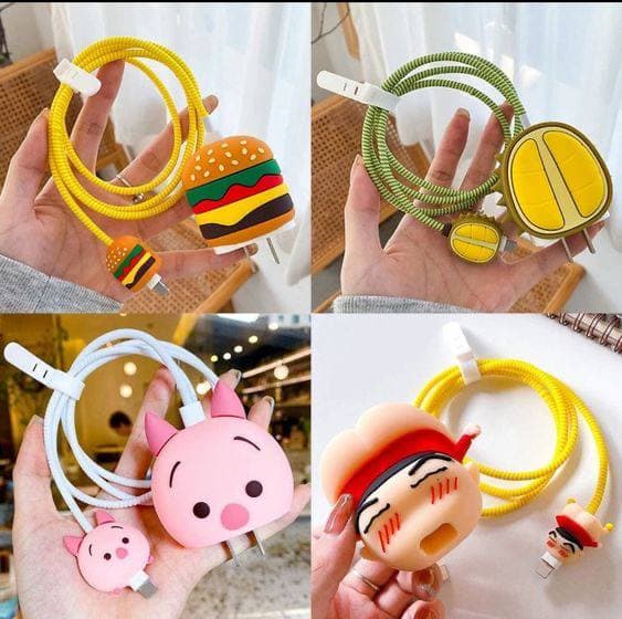 پک محافظ شارژر عروسکی ۱۸ و ۲۰ وات دو پین آیفون