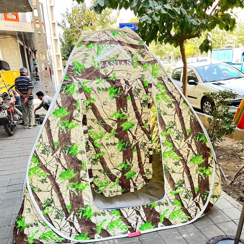 چادر مسافرتی 12 نفره فنری تاشو جنس برنو با کف ضخیم و ارتفاع بلند مناسب ماشین کد2