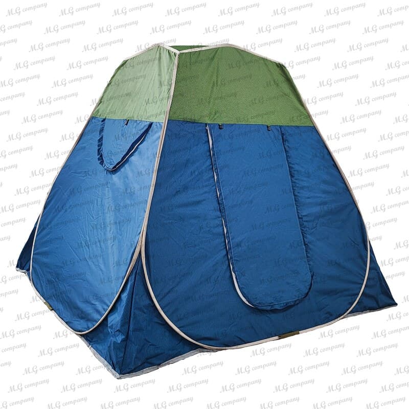 چادر مسافرتی 10 نفره برزنتی برنو طرح اسکلتی مکعبی ارتفاع بلند سایز بزرگ ( ضدآب-ضخیم و سنگین-کف ضخیم- کیف برزنتی)