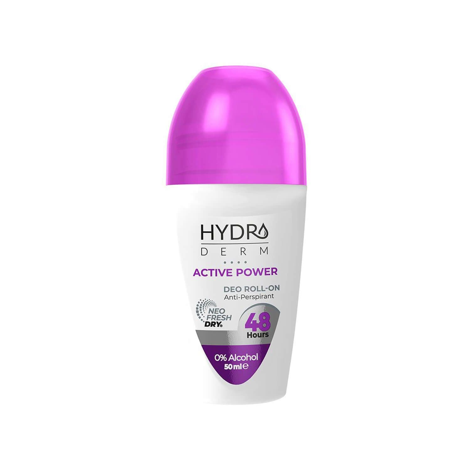 رولان ضد تعریق زنانه هیدرودرم مدل Active Power حجم 50 میلی لیتر
