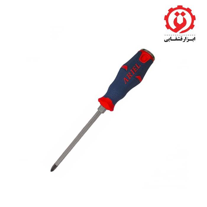 پیچ گوشتی چهارسو ضربه خور 150*2 آریل مدل PZH2150