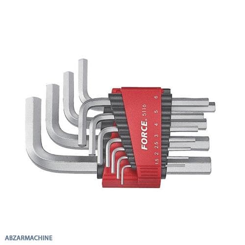 سری آچار آلن L شکل 11 عددی FORCE