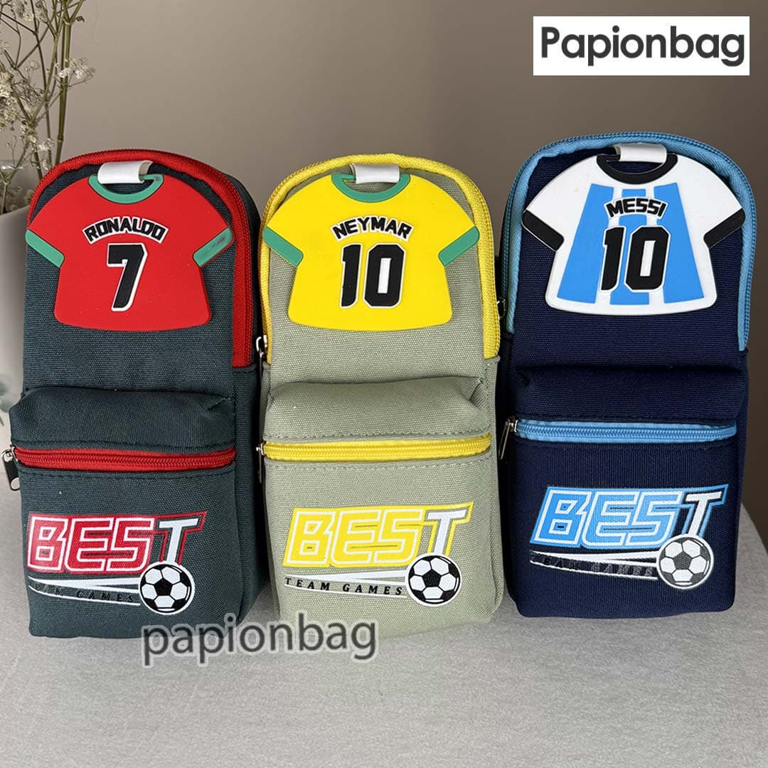 جامدادی پسرانه فوتبالی وارداتی کد1188( مسی- رونالدو- نیمار)