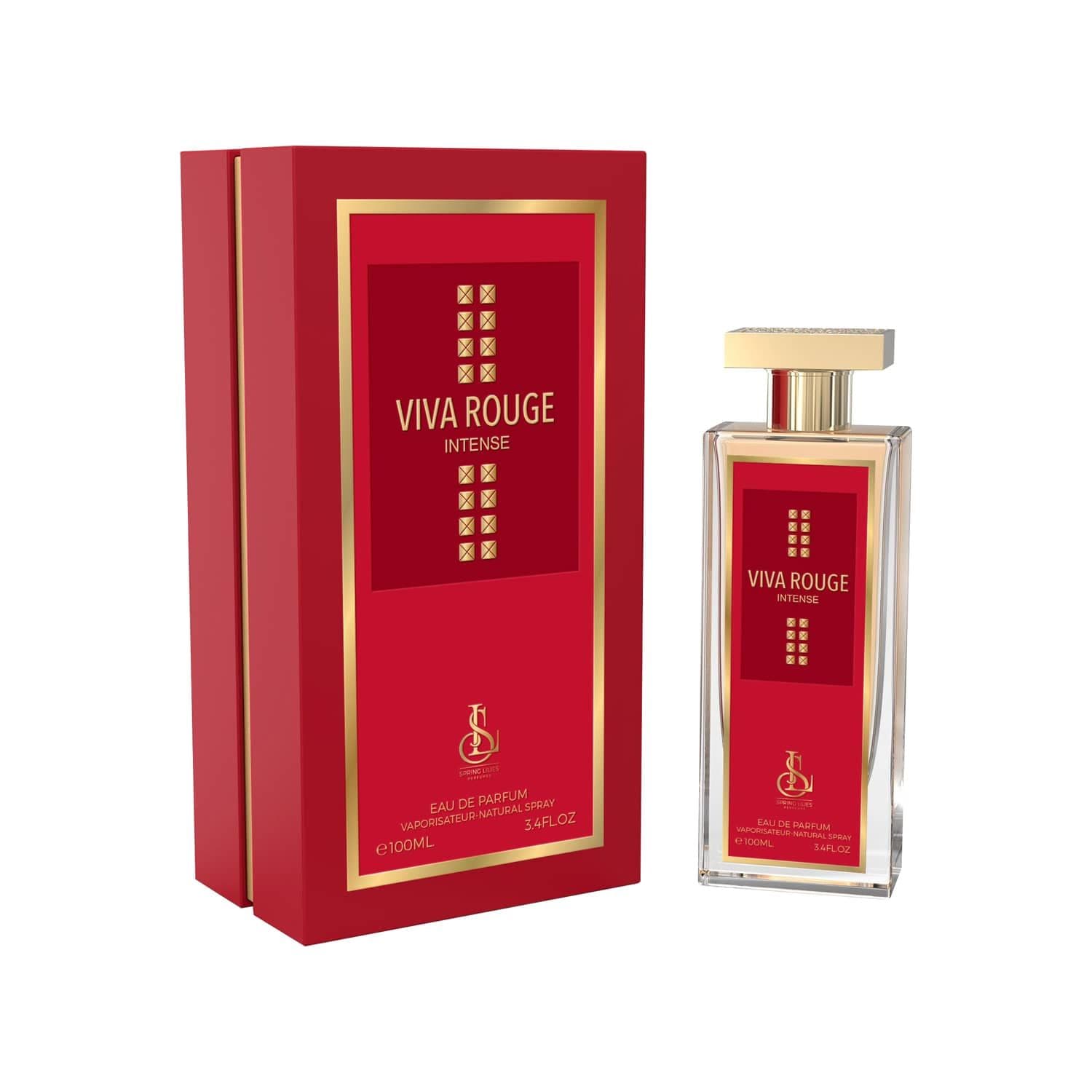 ادو پرفیوم زنانه اسپرینگ لیلیز مدل Viva Rouge حجم 100 میلی لیتر با پکیج Hard