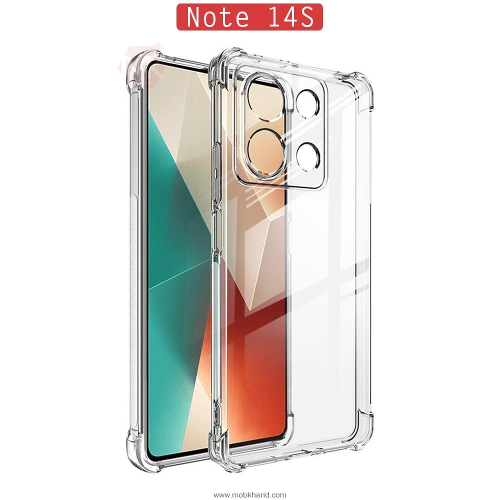 قاب محافظ ایربگ دار شیائومی Airbag Flexible Clear Case | Redmi Note 14s