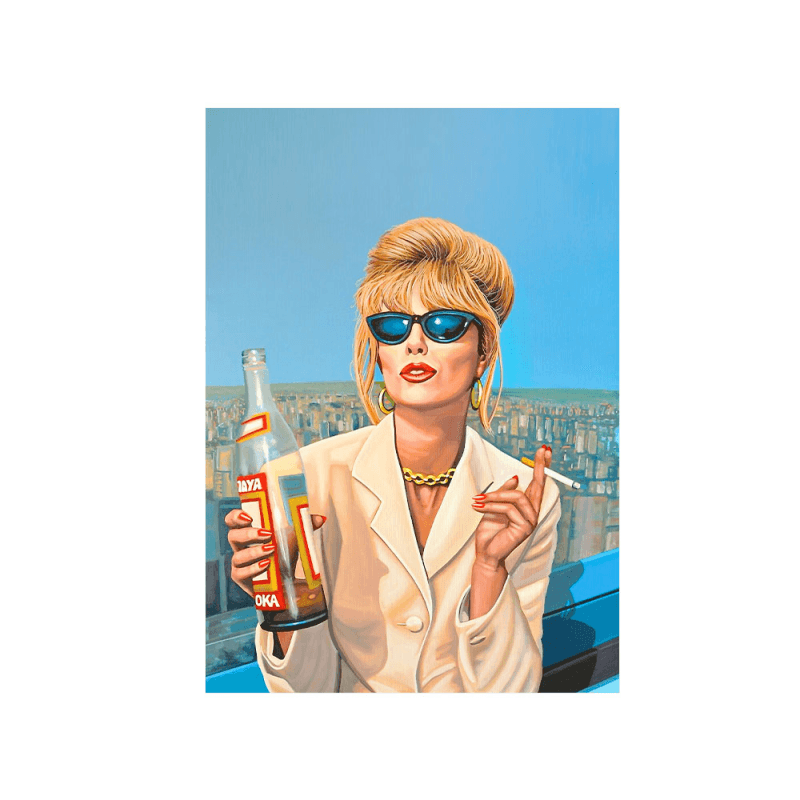 متال پوستر فیلم طرح Joanna Lumley کد PCD-MB1103