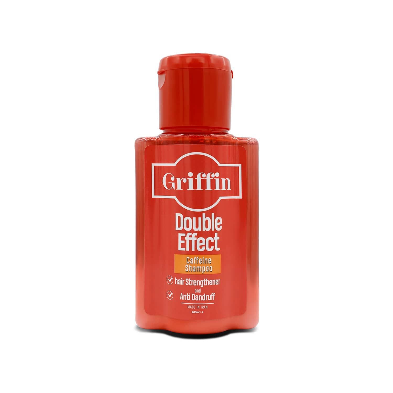 شامپو ضد شوره و تقویت کننده گریفین مدل Double Effect حجم 200 میلی لیتر