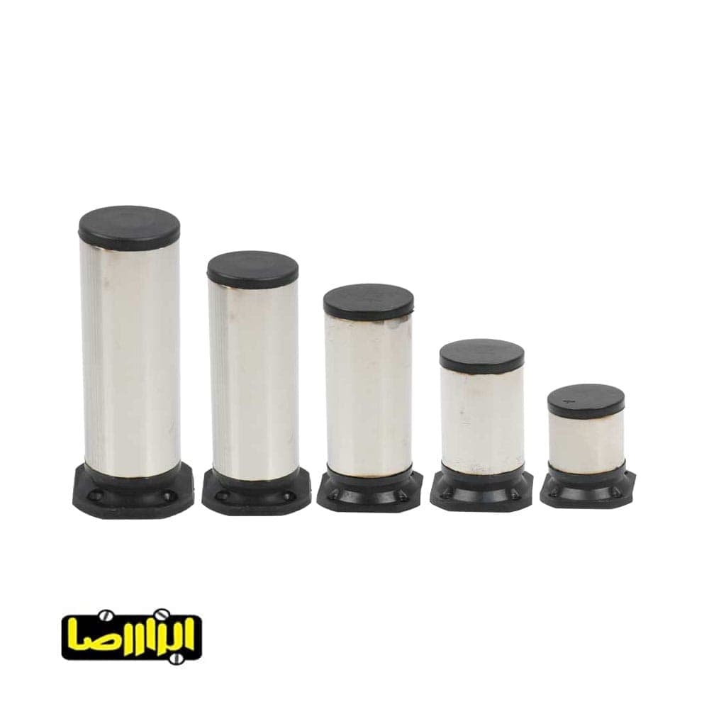 بسته 120 عددی پایه کابینت استیل ری صنعت سایز 14