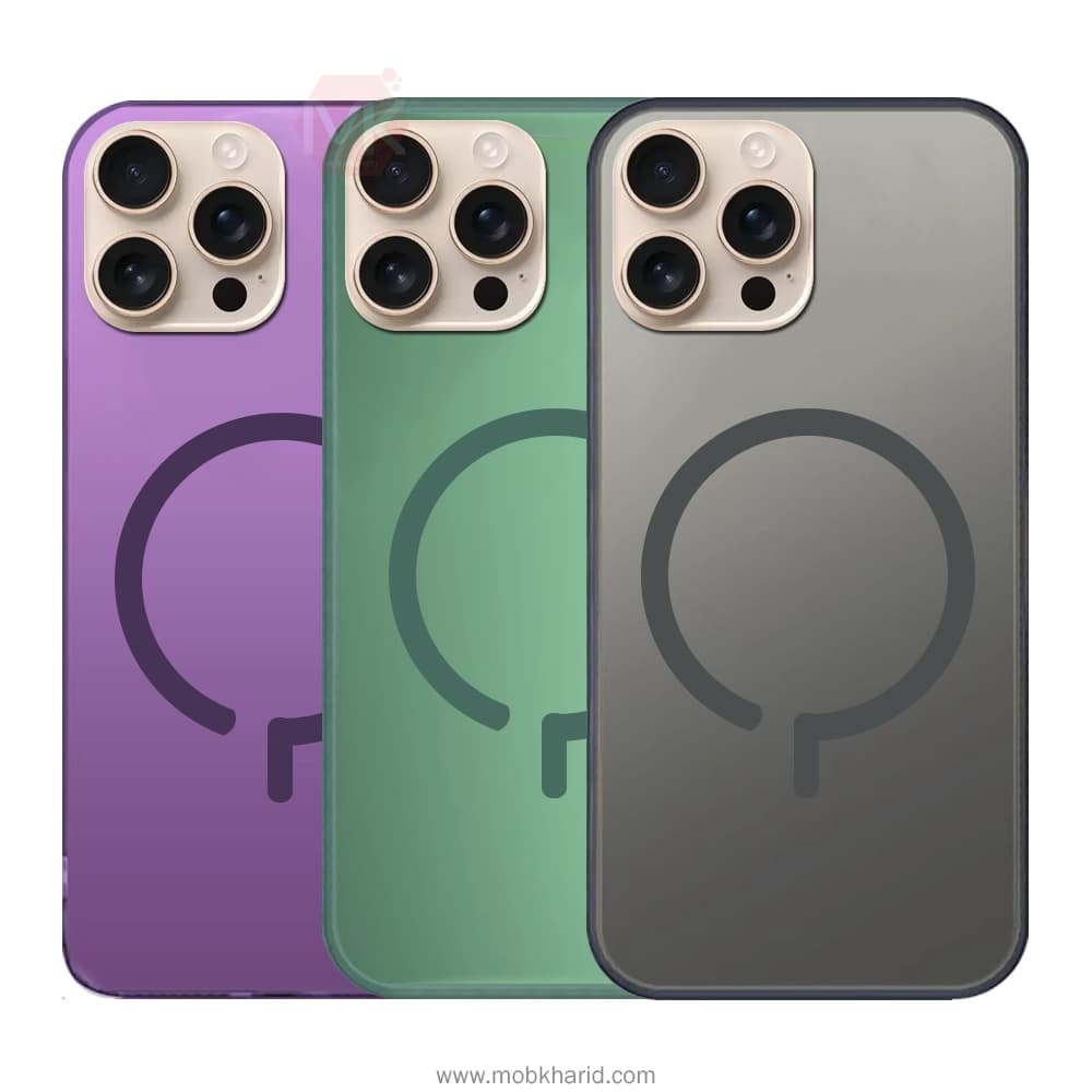 قاب محافظ Laser Magsafe Gradient Cover | iphone 16 Pro Max