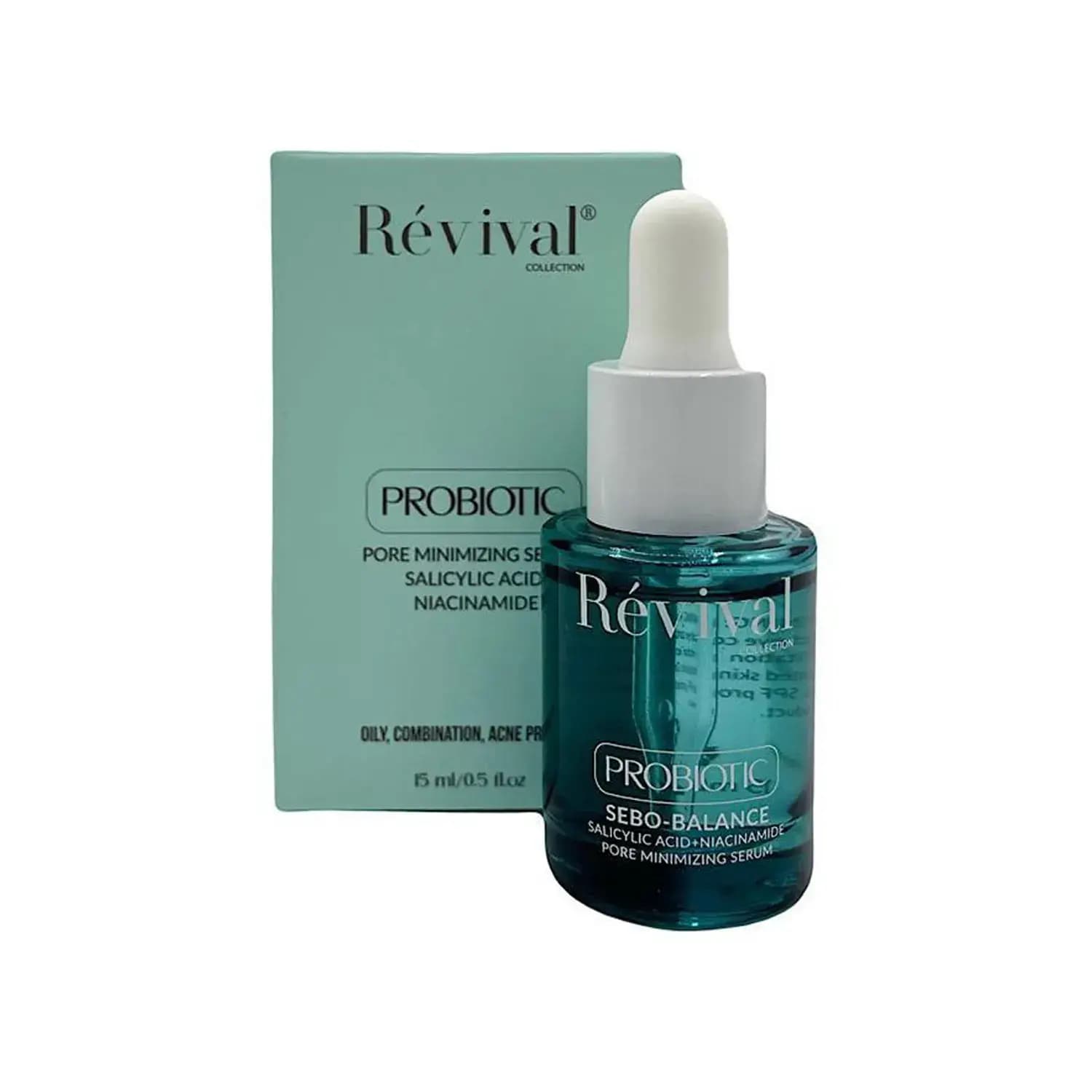 سرم جمع کننده منافذ رویوال مدل پروبیوتیک حجم 15ml