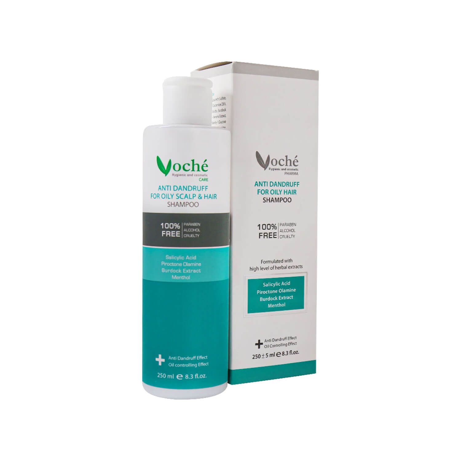 شامپو ضد شوره وچه مخصوص مو چرب با حجم 250ml