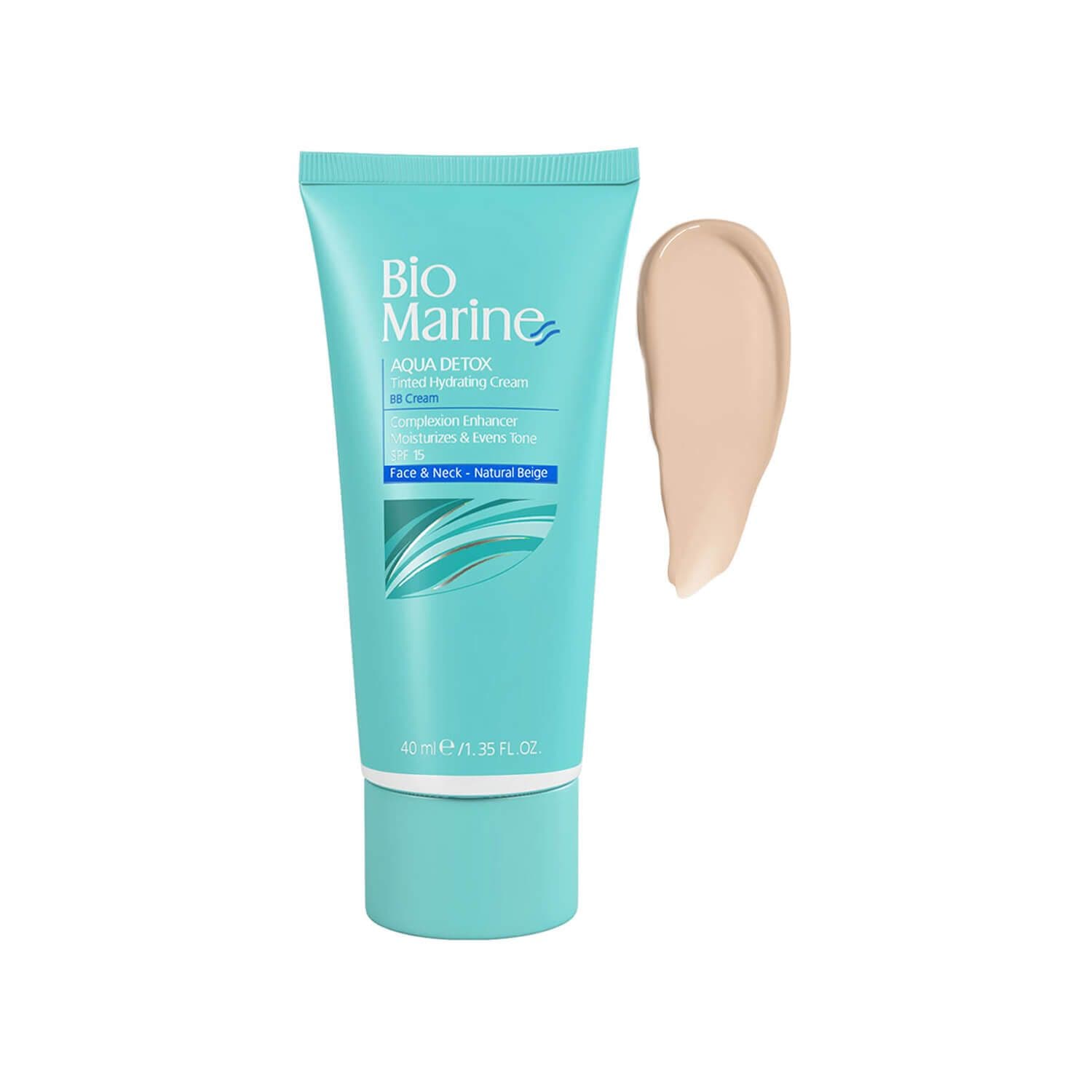 بی بی کرم بایومارین مدل Aqua Detox حجم 40 میلی لیتر - بژ طبیعی