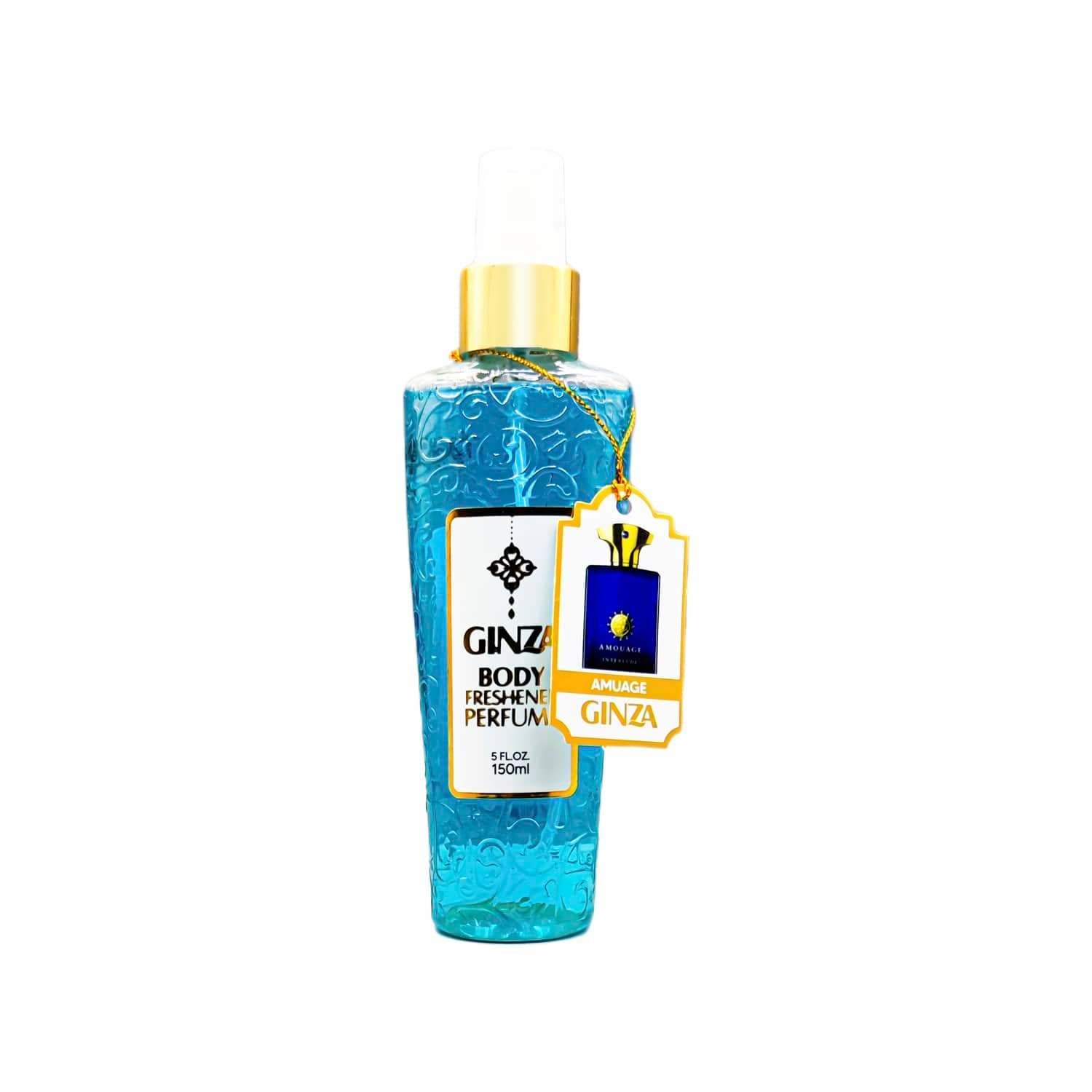 بادی اسپلش مردانه گینزا مدل Amuage حجم 150 میلی لیتر