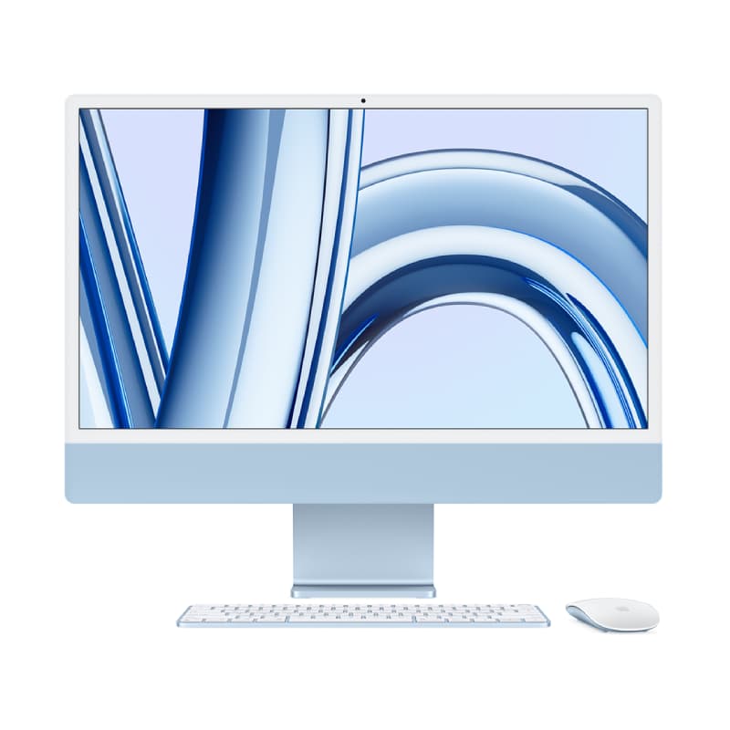 آل این وان 24 اینچی اپل مدل iMac MD2T4 2024 M4 10 Core 24GB 512SSD 10 Core GPU 24 inch Retian 4.5K Blue All ln One